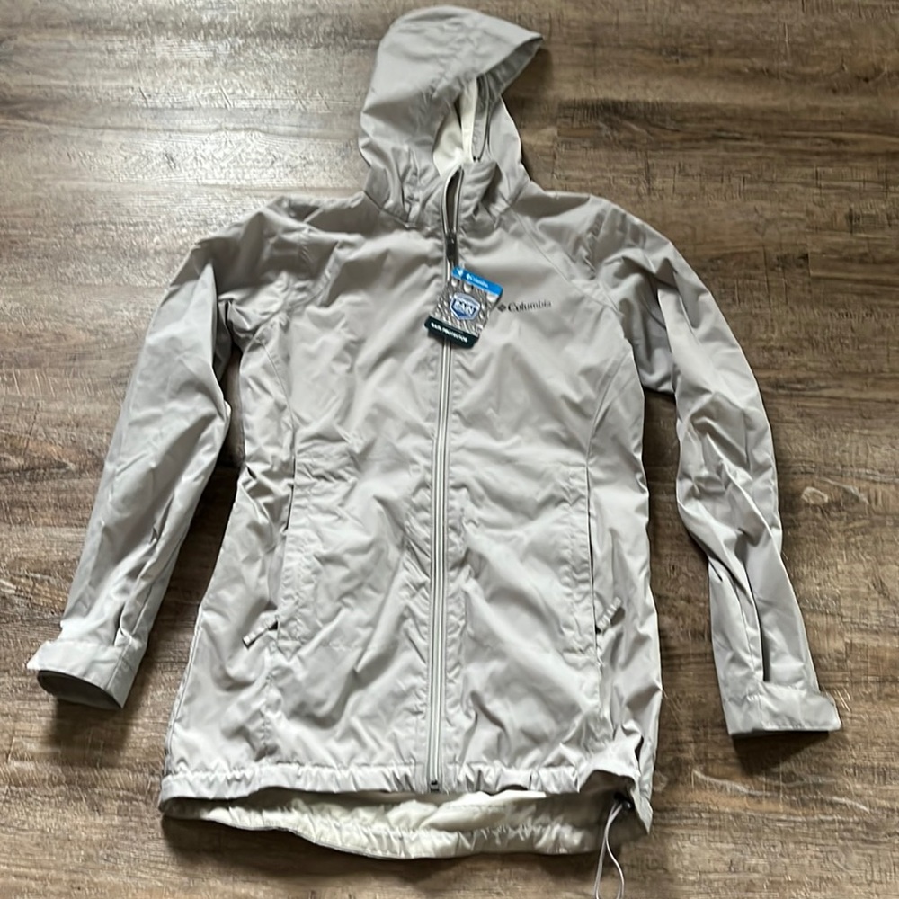COLUMBIA RAIN PROTECTOR SWITCHBACK LINED LING JACKET